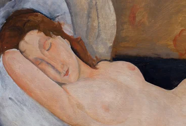 Reclining Nude, Right Arm Folded Under Arm