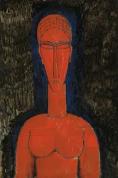 Red Bust, Caryatid