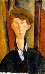 Young Man with Cap