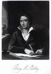 Percy Bysshe Shelley, engraved by William Holl