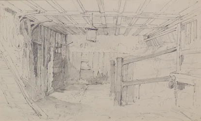 Inside a Stable, c.1810