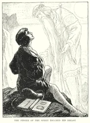 The Finger of the Spirit Touched His Breast