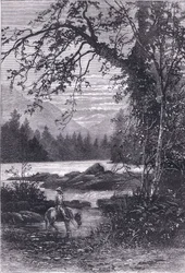 View of North Carolina, illustration from Cassells History of the United States