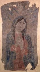 Painting of a Madonna, Pueblo Indian