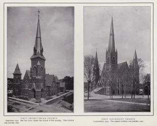 Jamestown, NY: First Presbyterian Church; First Methodist Church
