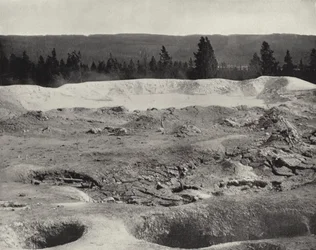 Mammoth Paint Pots, Yellowstone Valley, Wyoming