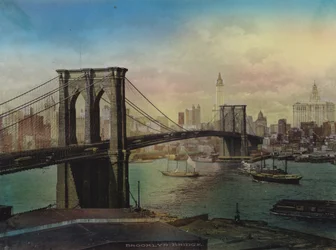 Brooklyn Bridge and Lower New York
