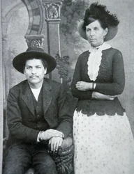 Belle Starr with her paramour 