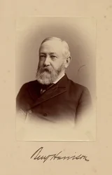 Benjamin Harrison (1833-1901), 23rd President of the USA