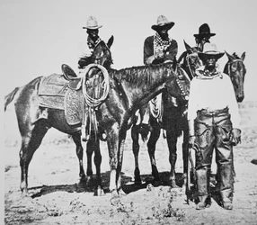 Black Cowboys at Bonham, Texas, c.1890