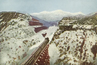 Cajon Pass, at the Summit of the Coast Range, California