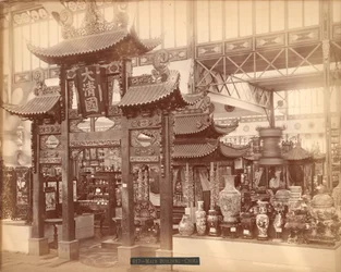 Chinese Section, Main Building, Centennial International Exhibition, Philadelphia, 1876