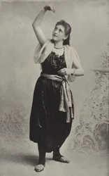 Dancing Girl from the Hungarian Cafe Chantant