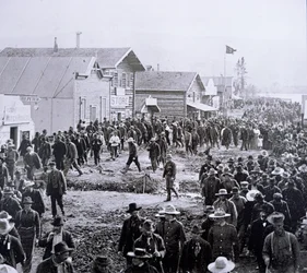 Dawson City during the Klondike Gold Rush (1897-98)