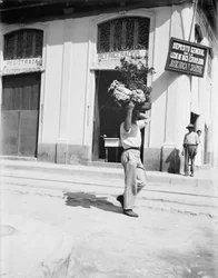 Flower vendor, Havana, c. 1910