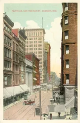 Fourth Avenue, East from Race Street, Cincinnati, Ohio
