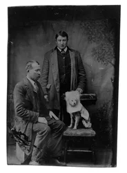 Honus Wagner and friend, c.1898