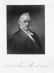 James Buchanan, engraved by Henry Bryan Hall after a daguerreotype