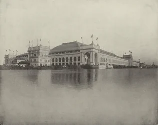 Manufactures Building from North End of Wooded Island