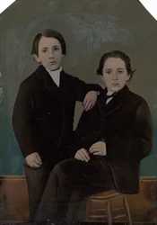 Portrait of Two Boys, c. 1870s