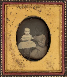 Portrait of a Child and Young Woman, c. 1850