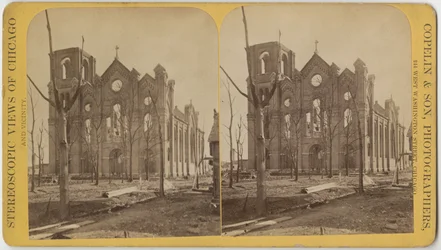 St. Michaels Church after the Chicago Fire of 1871