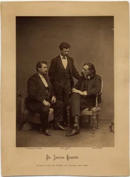 The American Humorists, Group Portrait by George M. Baker, Boston