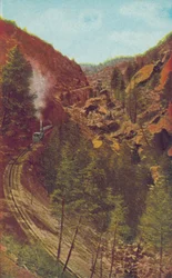 The Stepladder, on Pikes Peak Cog Road, Colorado