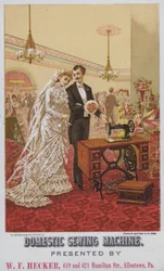 Advertisement for Domestic Sewing Machines