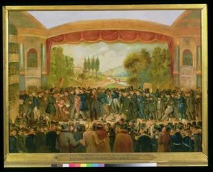 American Theatre, Bowery, New York, Depicting the 57th Night of Mr. T.D. Jim Crow Rice (1808-60) November 25th, 1833