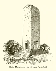 Battle Monument, New Orleans Battlefield