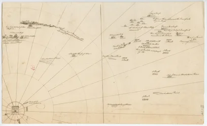 Battle Plan for the Siege of Boston Harbour, c.1775-1776