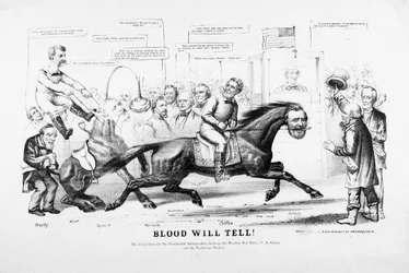 Blood Will Tell, Political Cartoon