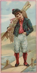 Boy Standing on Jetty