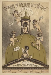 Cherubs Polishing Domed Roof