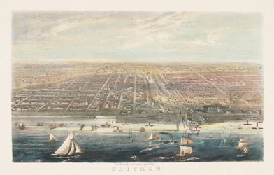 Chicago Harbor after 1856
