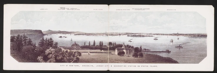 City of New-York, Brooklyn, Jersey City & Quarantine Station on Staten Island, c.1850