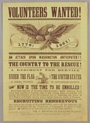 Civil War Recruiting Poster