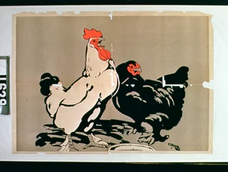 Cockerel and Hen
