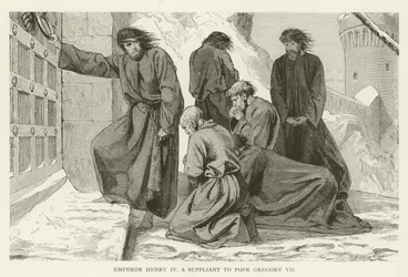 Emperor Henry IV, a Suppliant to Pope Gregory VII