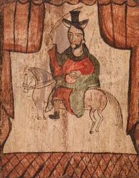 Figure Riding a Horse