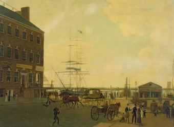 Foot of Cortlandt Street, New York City