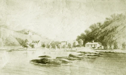Fort St Davis and the Schuylkill Rapids