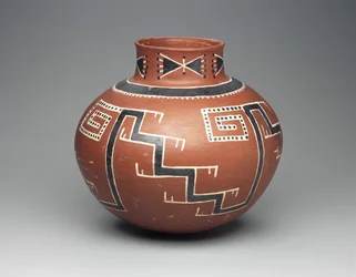 Foumile polychrome jar, Anasazi, 1300-1500