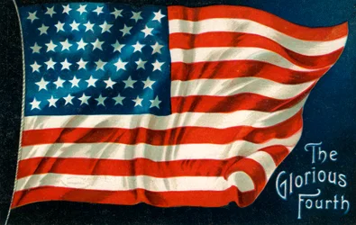 Fourth of July American Flag