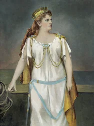 Frau Katherine Klafsky as Isolde, published by D. Appleton & Co., New York, printed by Goupil, 1893