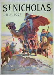 Front cover of St. Nicholas magazine, July 1927
