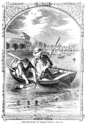 Frontispiece to The Mystery of Marie Roget by Edgar Allen Poe