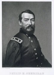 General Philip Sheridan, Engraved from a Photograph by Robert E. Whitechurch