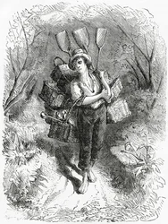 Going to the Store, Illustration for A Community of Outcasts